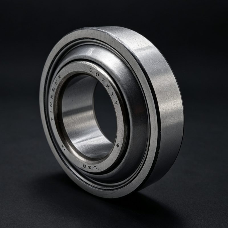 207KYY agricultural ball bearing, 35 mm round bore, dual seals