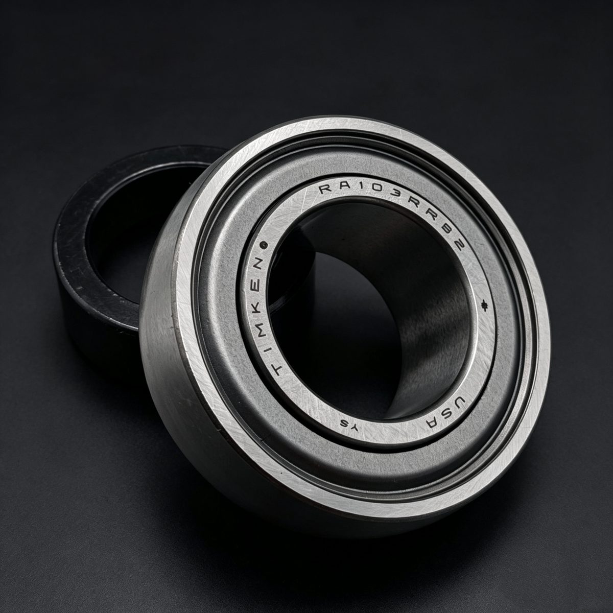 RA103RRB2 insert bearing, 1-1/4 in bore, spherical OD, with collar