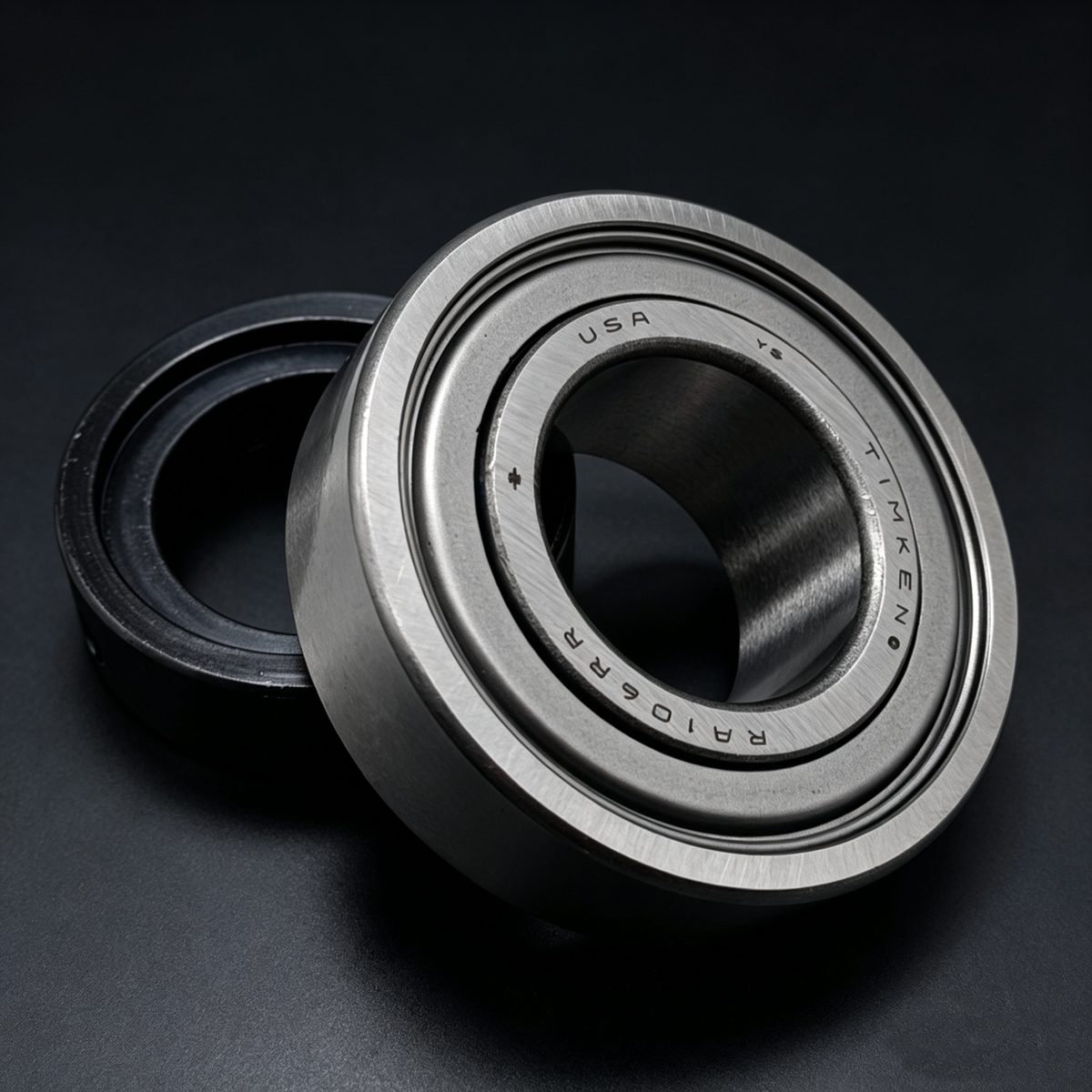 RA106RR insert bearing, 1-3/8 in bore, cylindrical OD, with locking collar